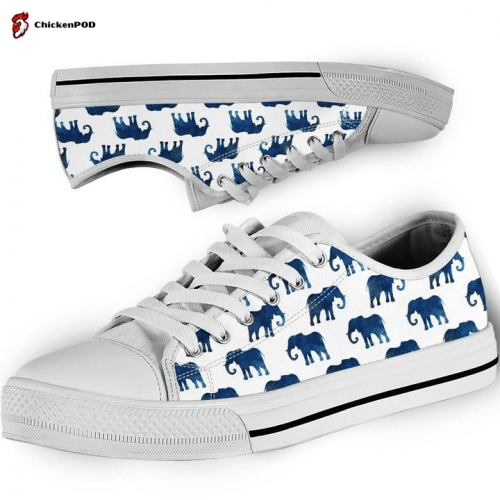 Elephant Low Top Shoes Gift for Men Women