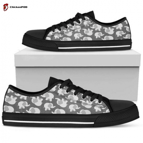 Elephant Low Top Shoes Gift for Men Women