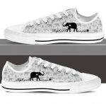 Elephant Low Top Shoes Gift for Men Women Sneaker