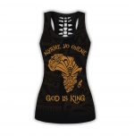 Fan Gifts African Map Legging & Tank top ML God Is King