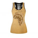 Fan Gifts African Traditional Pattern D Over Printed Legging & Tank top ML