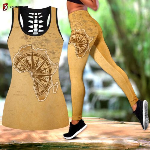 Fan Gifts African Traditional Pattern D Over Printed Legging & Tank top ML