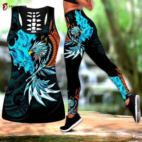 Fan Gifts Blue Jaguar Love Skull and Tattoos tanktop & legging outfit for women QB