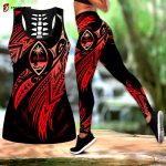 Fan Gifts Amazing Guam Polynesian D Tattoo Legging & Tank top ML