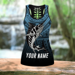 Fan Gifts Amazing Polynesian Mahi Mahi Go Fishing Personalized Deluxe Legging & Tank top ML SN