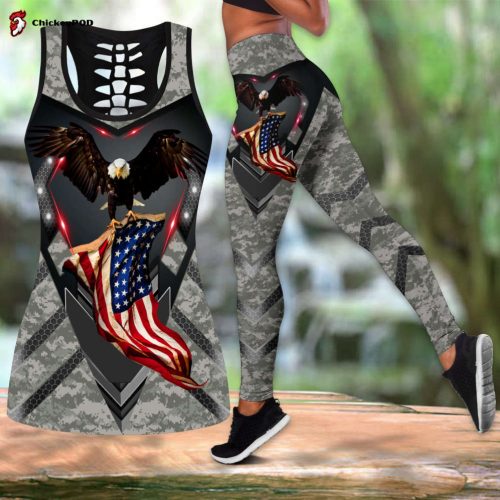 Fan Gifts America Eagle Legging & Tank Top ML TNA