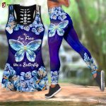 Fan Gifts Butterfly AOP Self Proud Combo Legging + Tank Top