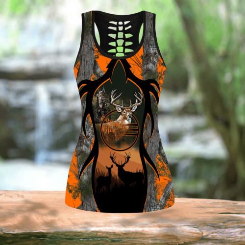 Fan Gifts Deer Hunting Combo Legging + Tank Top DA