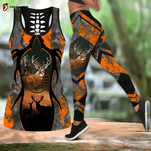 Fan Gifts Deer Hunting Combo Legging + Tank Top DA