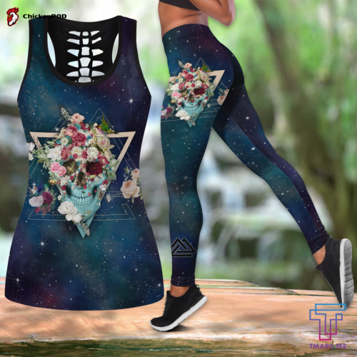 Fan Gifts Skull All Over Printed Combo Tanktop + Legging NA