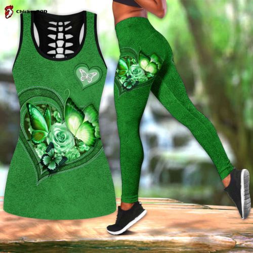 Fan Gifts Green Butterfly Combo Legging + Tanktop