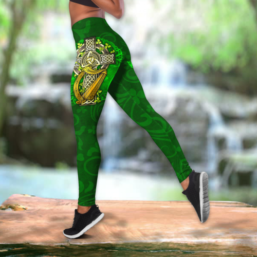 Fan Gifts Irish Harp Combo Legging + Tank Top For Women