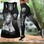 Fan Gifts Personalized Appaloosa Horse Black & White Color 3D Printed Combo Legging Tanktop