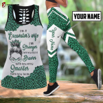 Fan Gifts Personalized Excavator’s Wife Combo Legging Tanktop