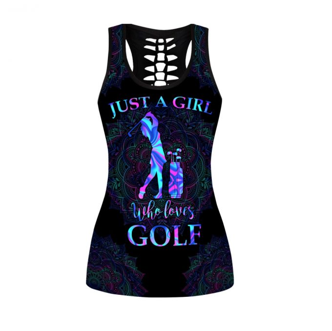 Fan Gifts Personalized Golf Girl Combo Legging Tanktop