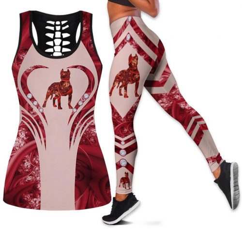 Fan Gifts Pitbull Combo Legging + Tank Top AM