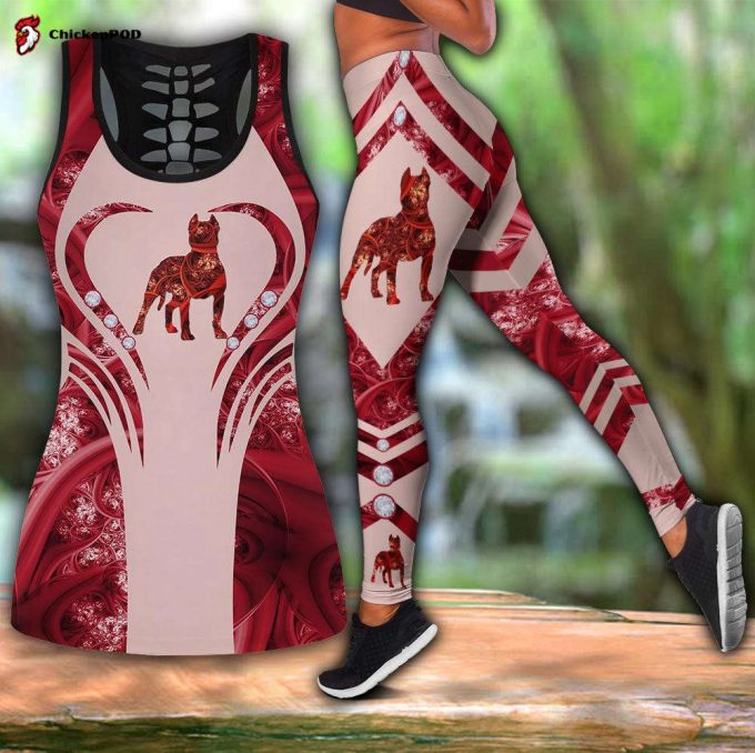 Fan Gifts Pitbull Combo Legging + Tank Top Am