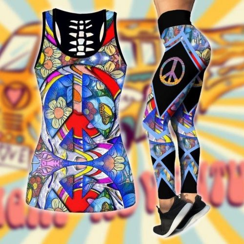 Fan Gifts Premium Hippie D Over Printed Legging & Tank Top