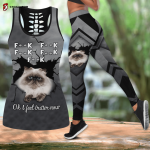 Fan Gifts Premium Legging & Tank Top Funny Cat