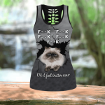 Fan Gifts Premium Legging & Tank Top Funny Cat