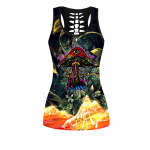 Fan Gifts Premium Mushroom Hippe D Over Printed Legging & Tank Top