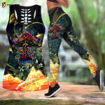 Fan Gifts Premium Mushroom Hippe D Over Printed Legging & Tank Top