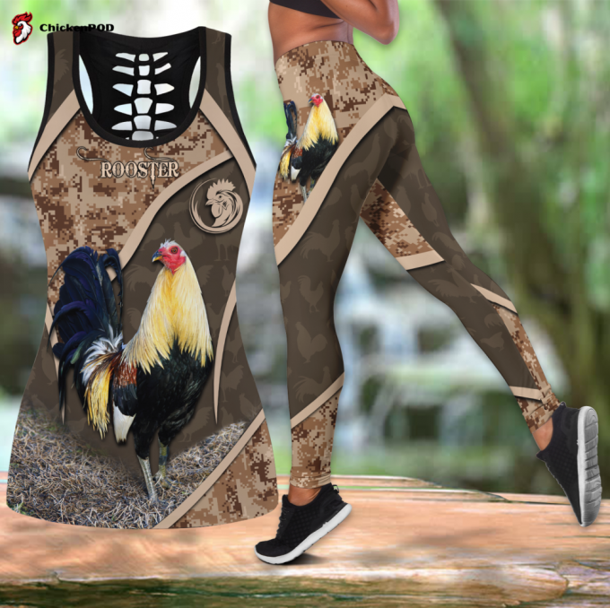 Fan Gifts Rooster Combo Legging + Tank Top Mh