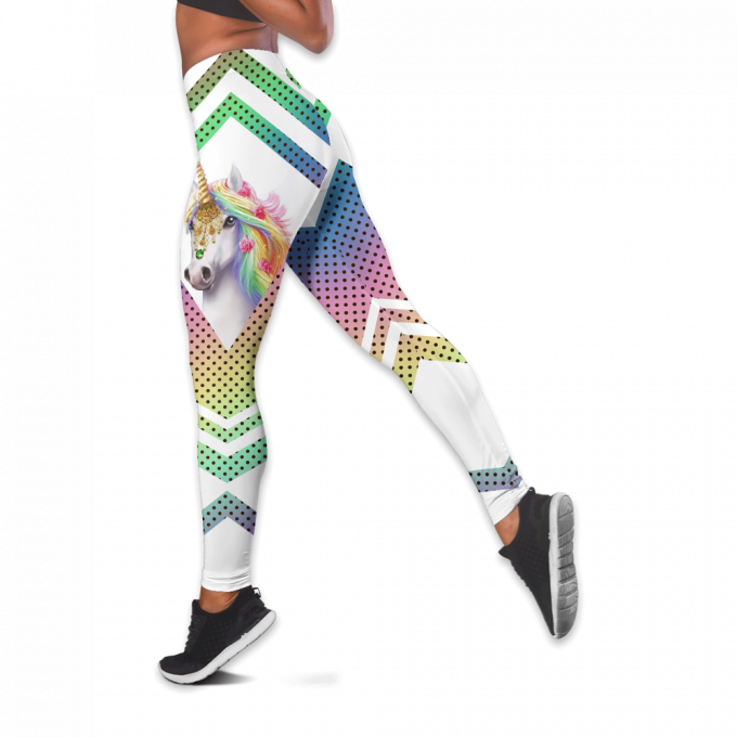 Fan Gifts Unicorn Combo Legging Tanktop Dd