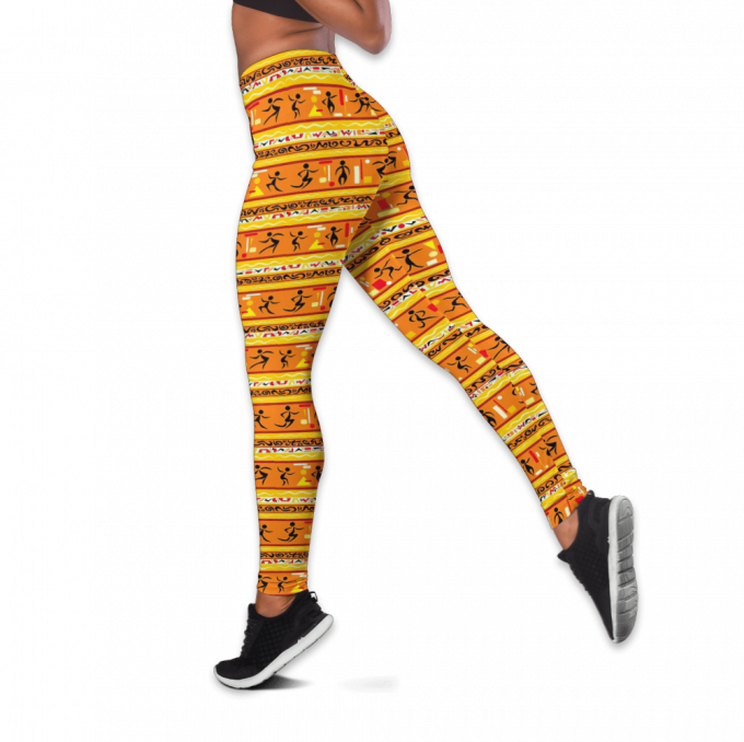 Fan Gifts Waka Waka African Woman Dancing Combo Legging Tanktop