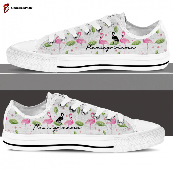 Flamingo Low Top Shoes Gift For Men Women Sneaker