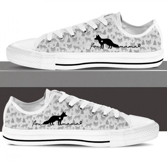 Fox Low Top Shoes Gift For Men Women