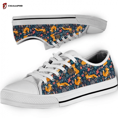 Fox Low Top Shoes Gift for Men Women