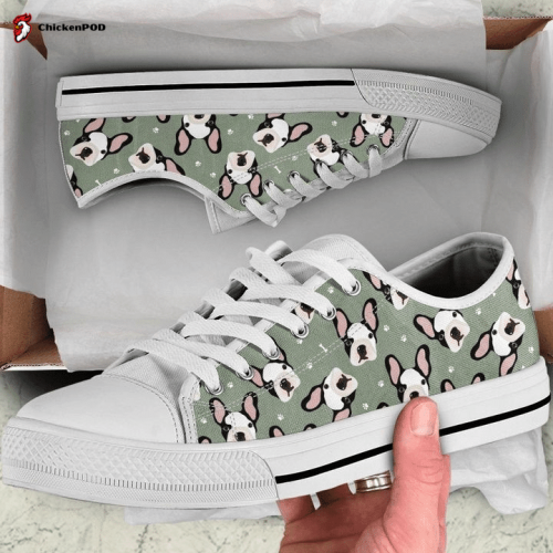 French Bulldog Men’s Low Top Shoes Gift for Men Women