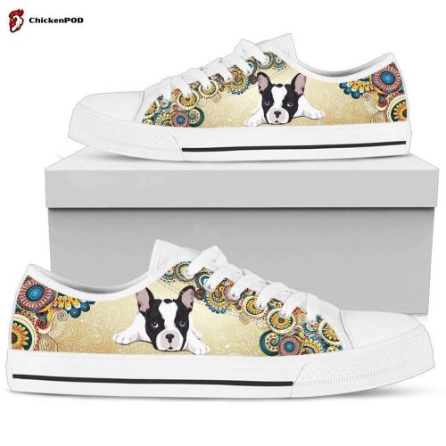 French Bulldog Women’s Low Top