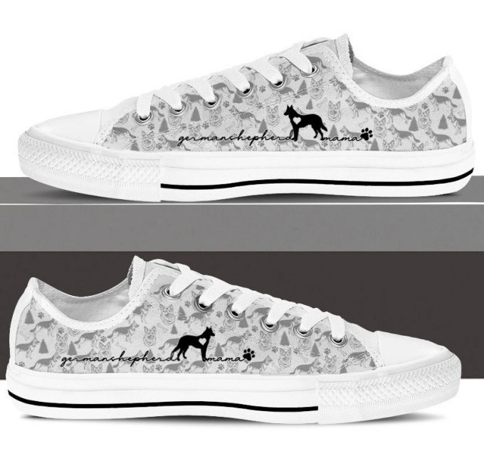 German Shepherd Low Top Shoes Gift For Men Women Sneaker