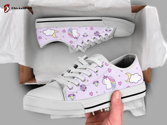 Girls Unicorn Low Top Shoes Gift For Men Women