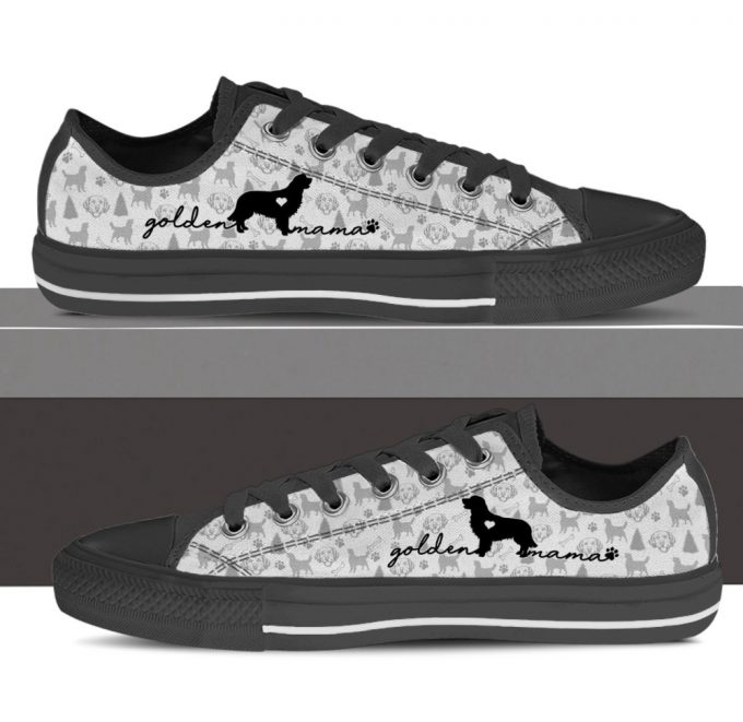 Golden Retriever Low Top Shoes Gift For Men Women Sneaker