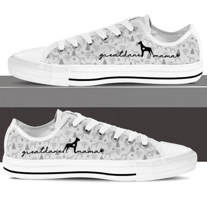 Great Dane Low Top Shoes Gift For Men Women Sneaker