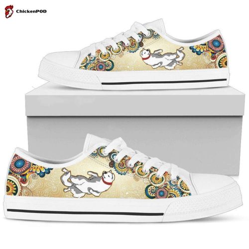 Golden Retriever Women’s Low Top Shoes