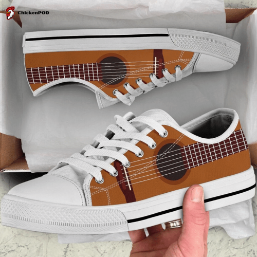 Guitar Shortcut Low Top Shoes Gift for Men Women