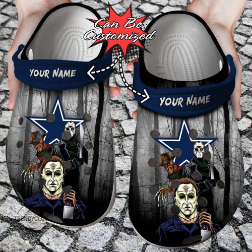 Halloween Unisex Clogs – Personalized DCowboys Horror Movie Clog Shoes