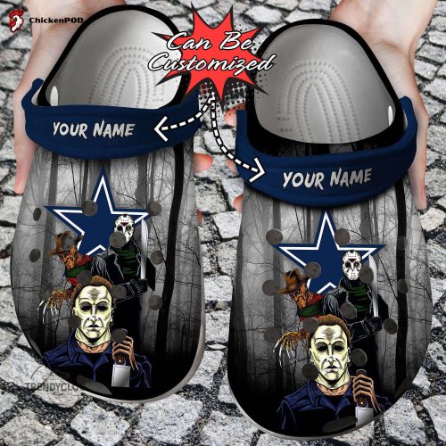 Halloween Unisex Clogs – Personalized DCowboys Horror Movie Clog Shoes