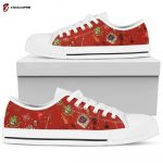 Harry Potter Shoes Low Top Red Custom Symbol Sneakers