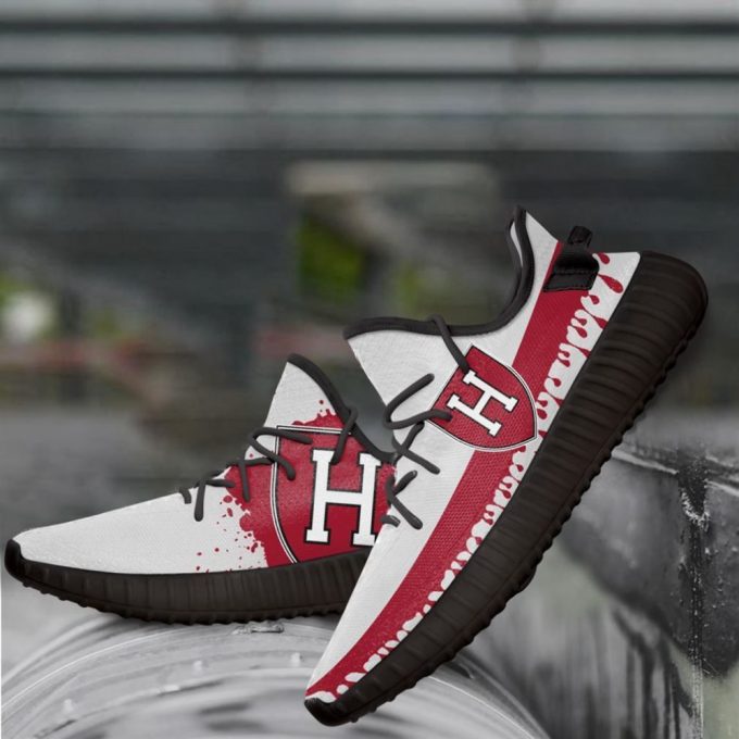 Harvard Crimson Ncaa Yeezy Sneaker For Fans