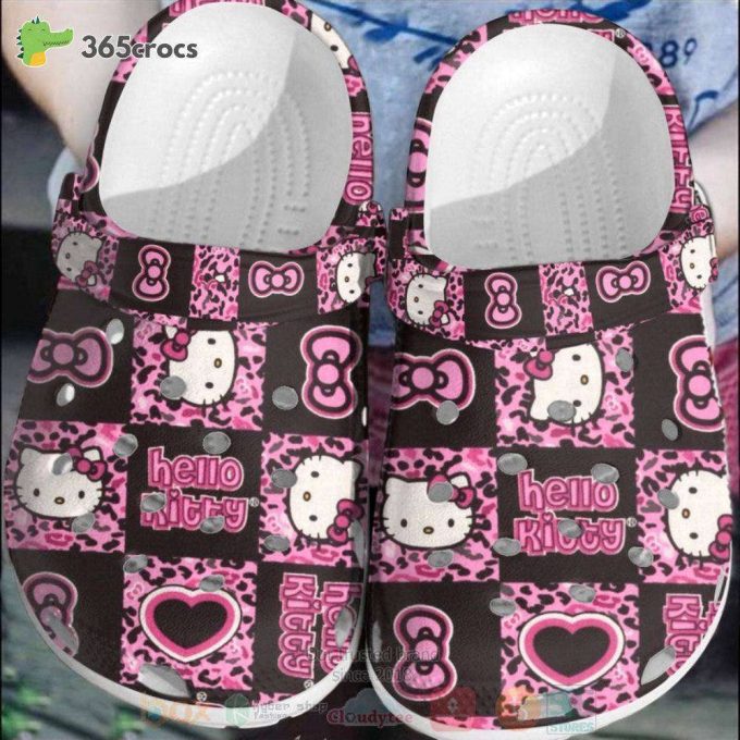 Hello Kitty Brown-Pink Unisex Clogs Clog Shoes