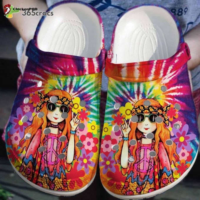 Hippie Girl Unisex Clogs Clog Shoes