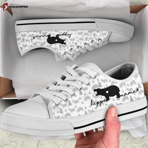 Basset Hound Low Top Shoes Gift for Men Women Sneaker