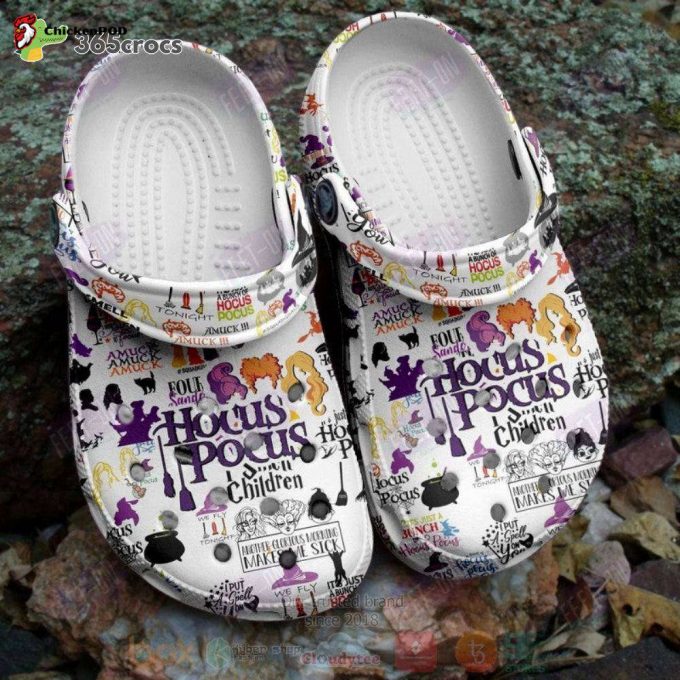 Hocus Pocus White Unisex Clogs Clog Shoes