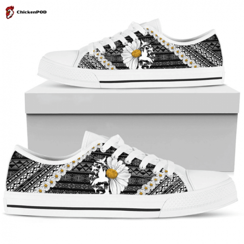 Horse Henna Paisley Low Top Shoes Gift for Men Women