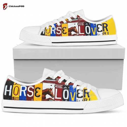 Horse Lover Low Top Shoes Gift for Men Women